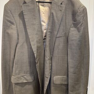 Stafford Men's Gray Houndstooth Blazer